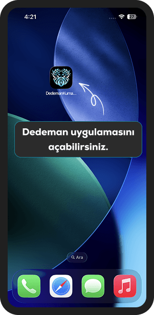 Ekle seçeneğine dokunun